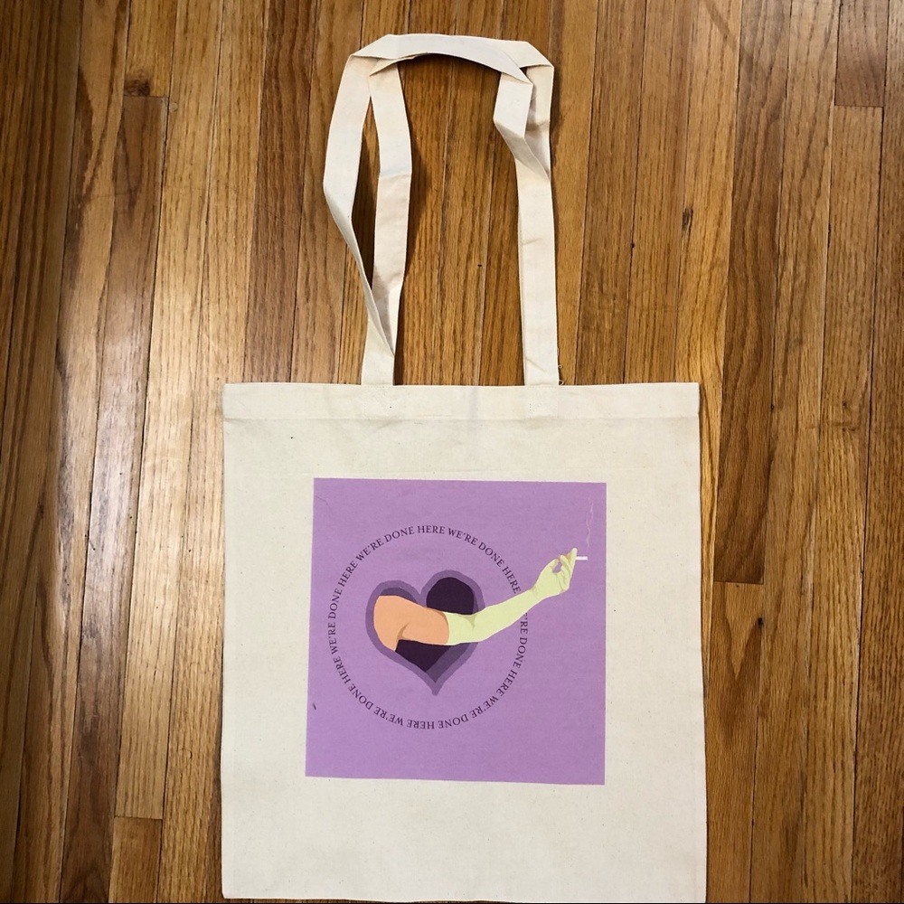 Tote bag, canvas with original artwork